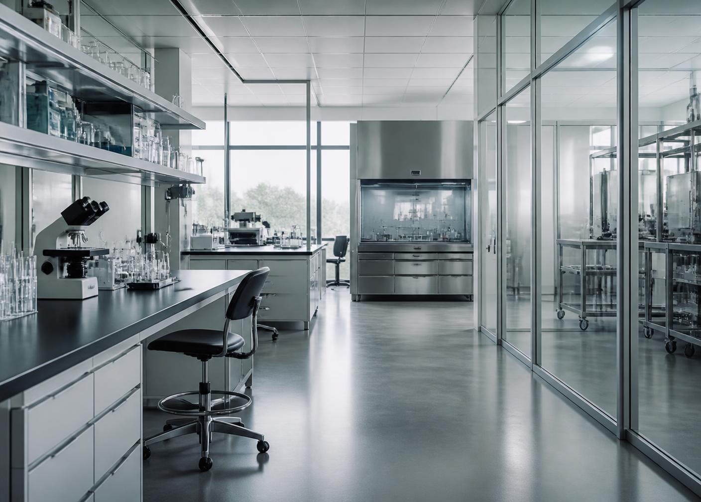 Research laboratory representing applied innovation